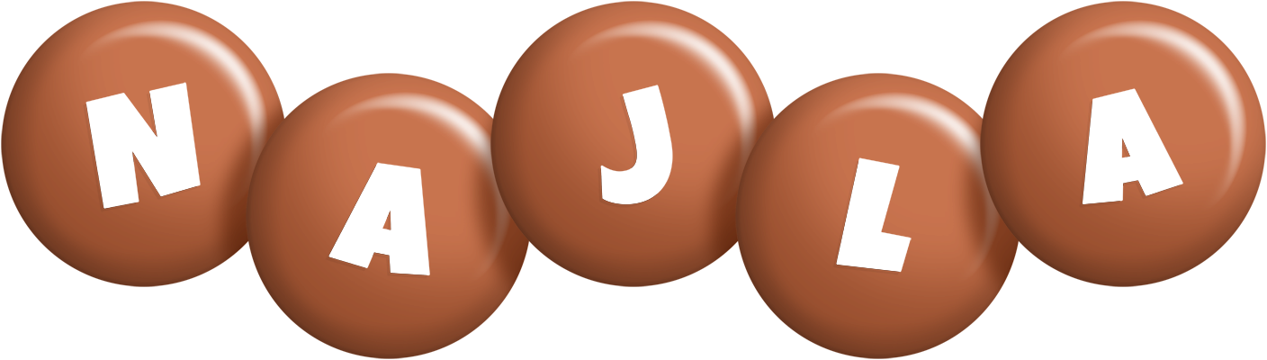 Najla candy-brown logo