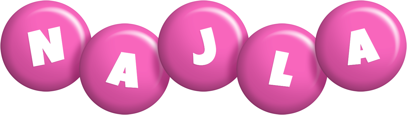 Najla candy-pink logo