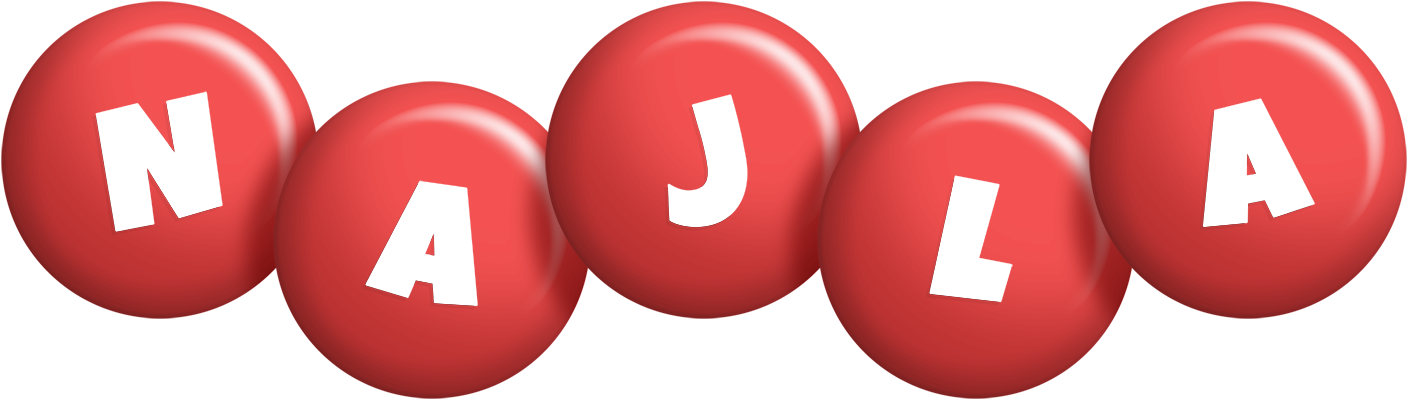 Najla candy-red logo