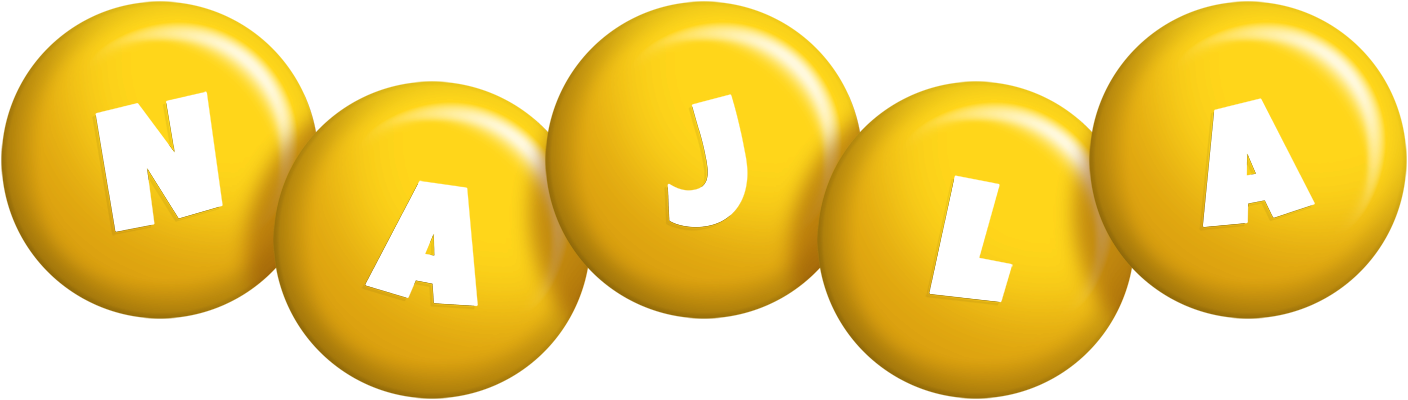 Najla candy-yellow logo