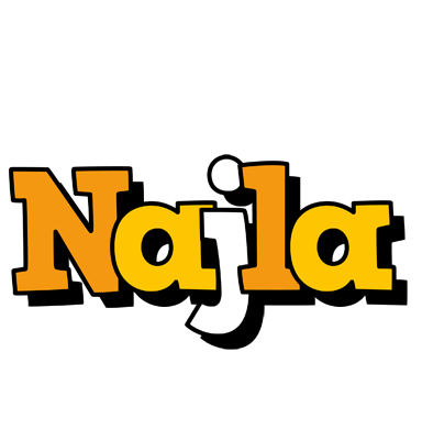 Najla cartoon logo