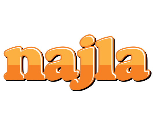 Najla orange logo