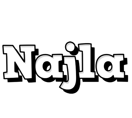 Najla snowing logo