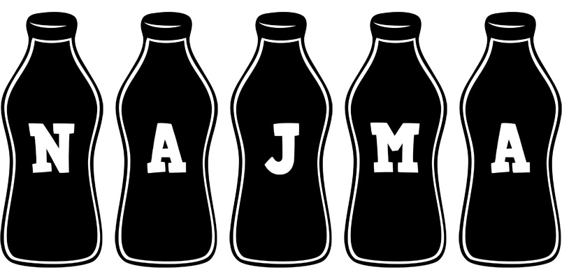 Najma bottle logo