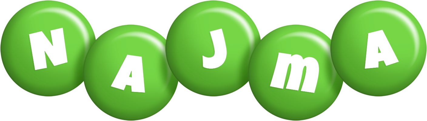 Najma candy-green logo