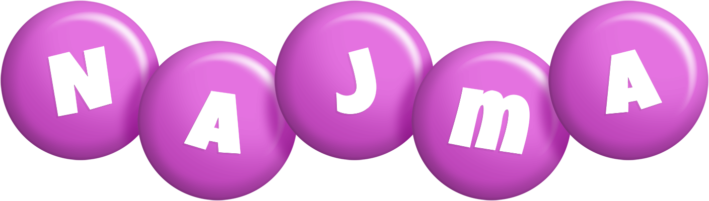 Najma candy-purple logo