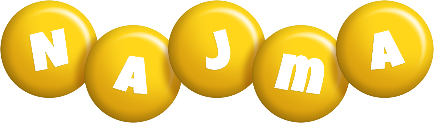 Najma candy-yellow logo