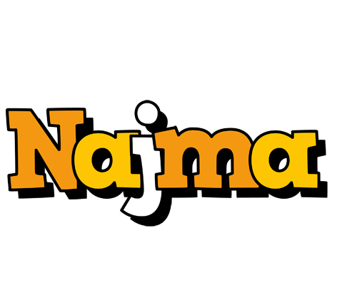 Najma cartoon logo