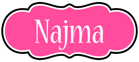 Najma invitation logo