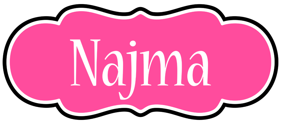 Najma invitation logo