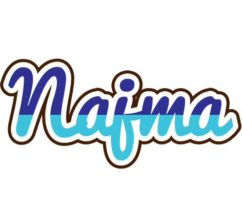 Najma raining logo