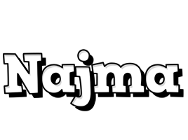 Najma snowing logo