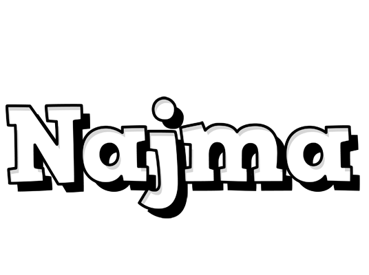 Najma snowing logo