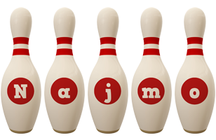 Najmo bowling-pin logo