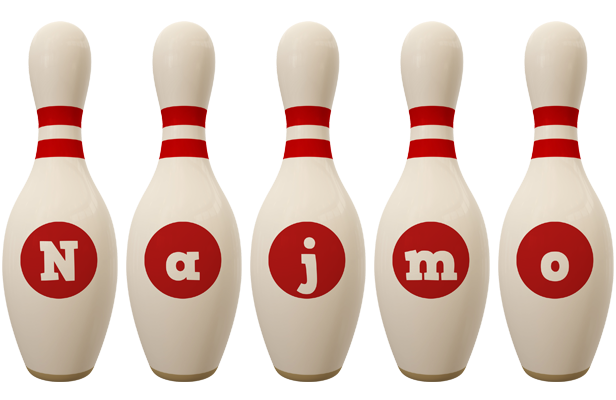 Najmo bowling-pin logo