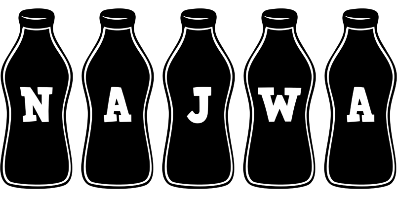 Najwa bottle logo