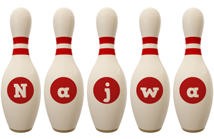 Najwa bowling-pin logo