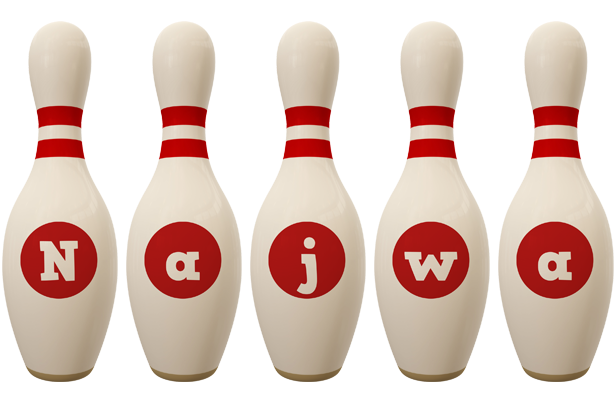 Najwa bowling-pin logo