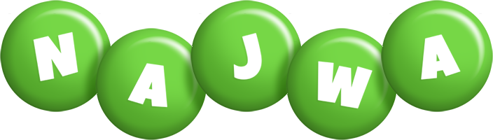Najwa candy-green logo