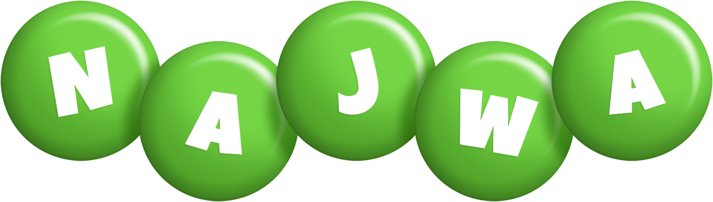 Najwa candy-green logo