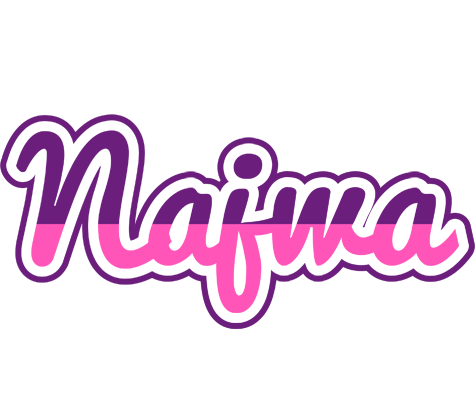 Najwa cheerful logo