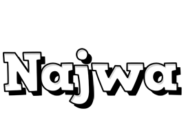 Najwa snowing logo