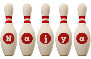 Najya bowling-pin logo