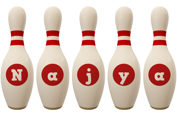 Najya bowling-pin logo