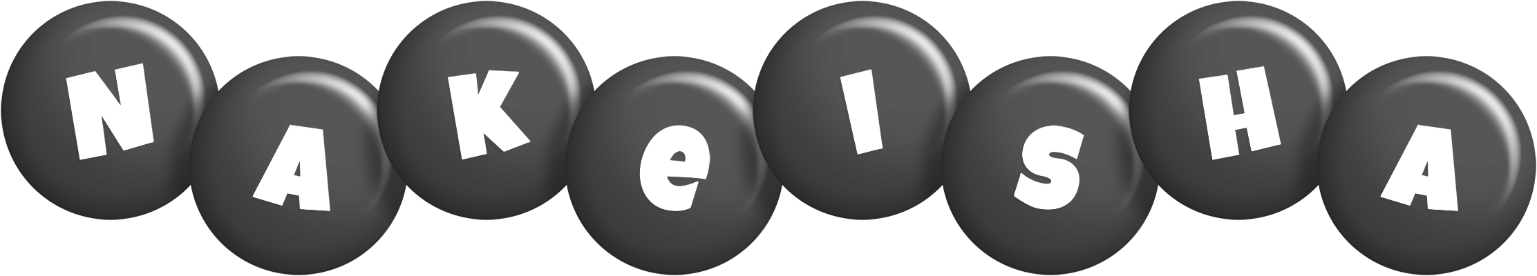 Nakeisha candy-black logo