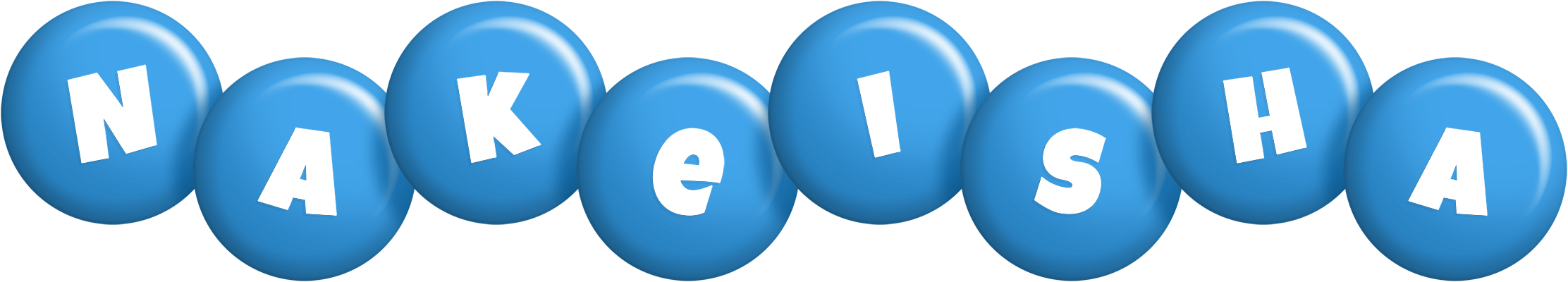 Nakeisha candy-blue logo