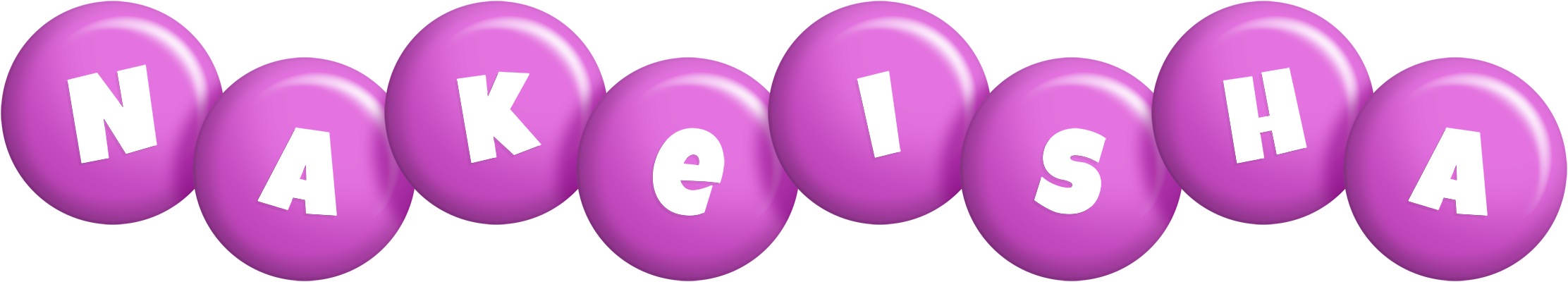 Nakeisha candy-purple logo