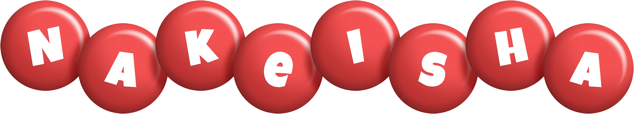 Nakeisha candy-red logo