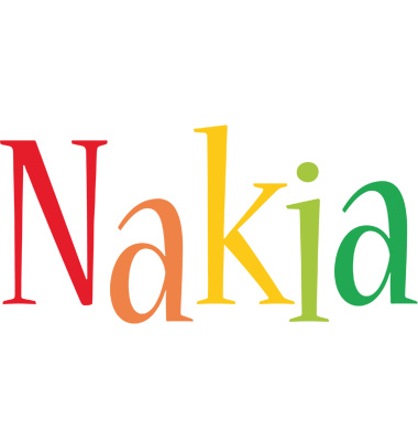 Nakia birthday logo