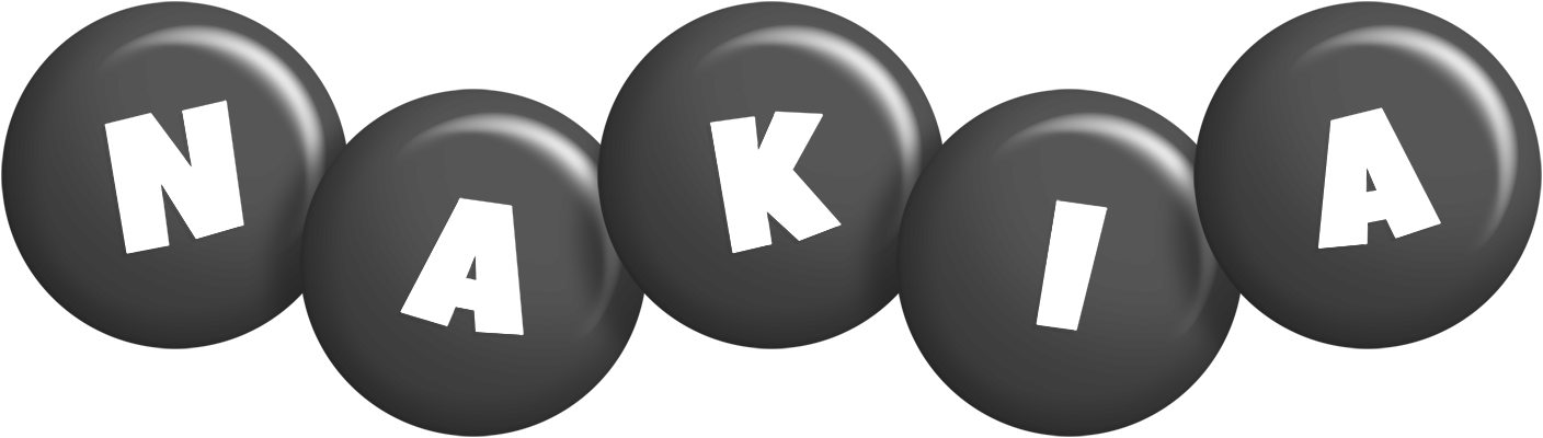 Nakia candy-black logo
