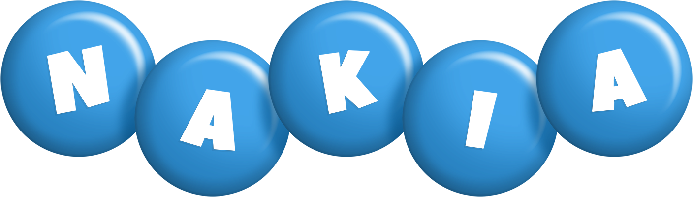 Nakia candy-blue logo