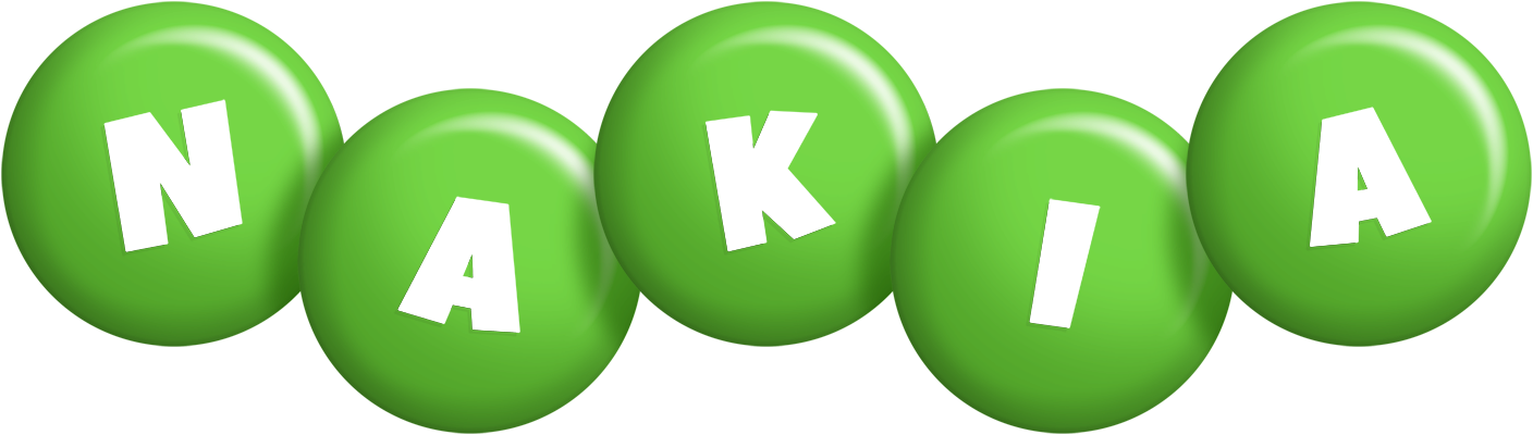 Nakia candy-green logo