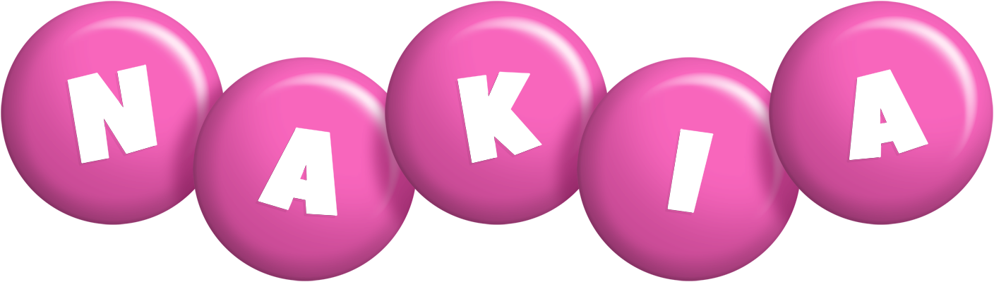 Nakia candy-pink logo