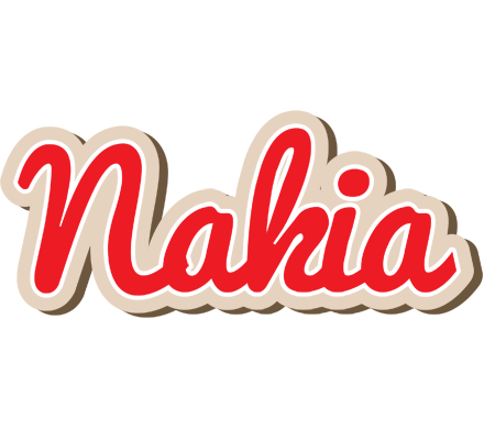 Nakia chocolate logo
