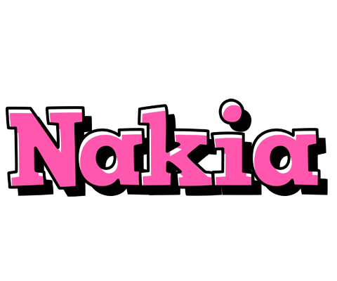 Nakia girlish logo
