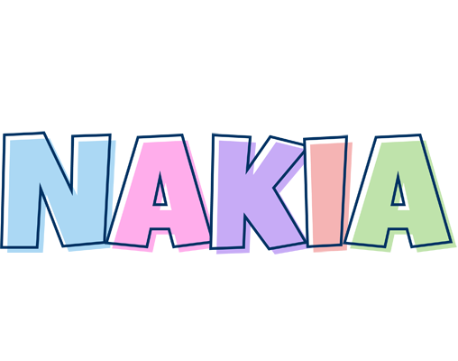 Nakia pastel logo