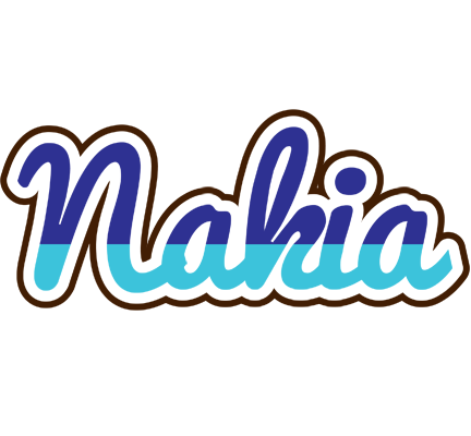 Nakia raining logo
