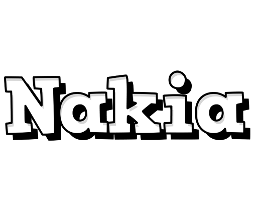 Nakia snowing logo
