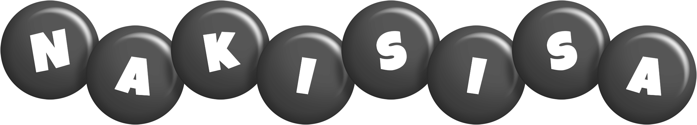 Nakisisa candy-black logo