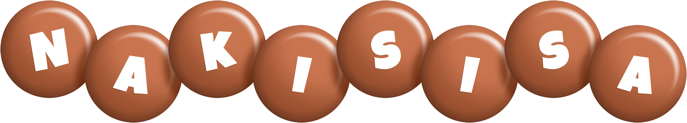 Nakisisa candy-brown logo