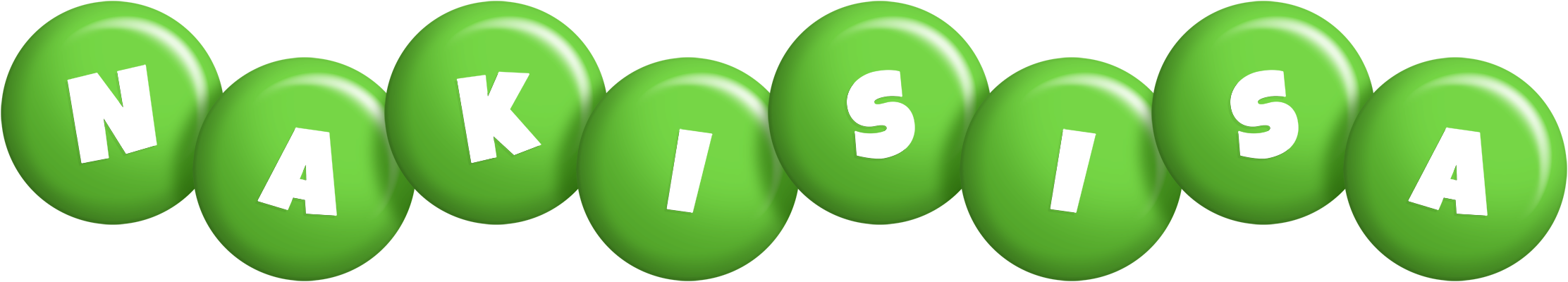 Nakisisa candy-green logo