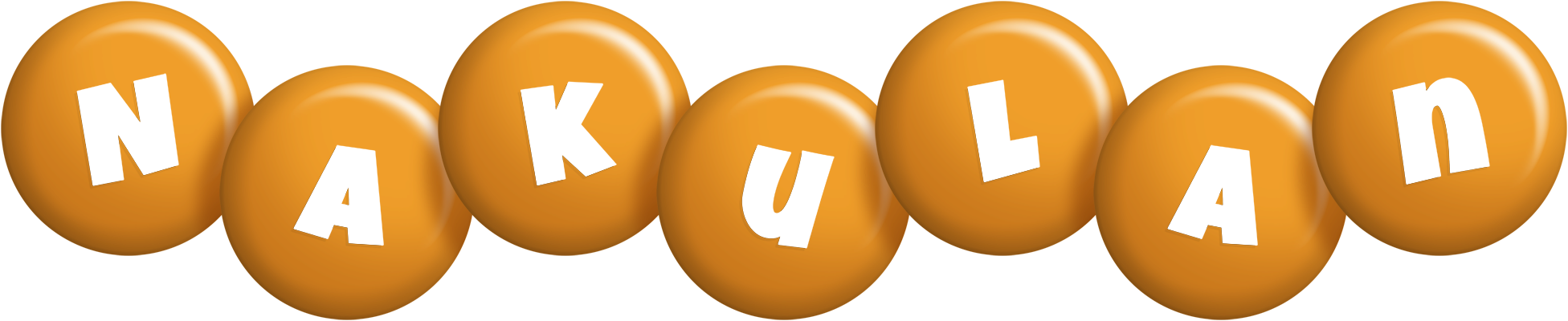 Nakulan candy-orange logo