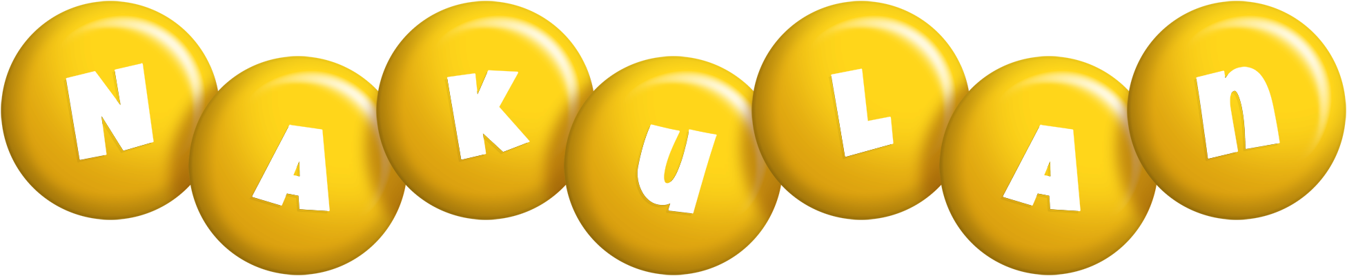 Nakulan candy-yellow logo