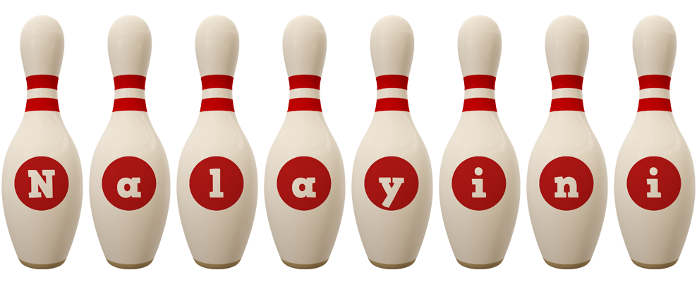 Nalayini bowling-pin logo