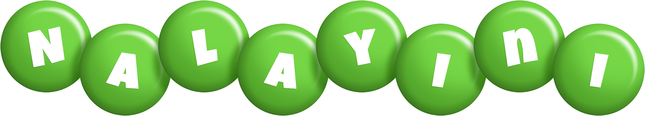 Nalayini candy-green logo