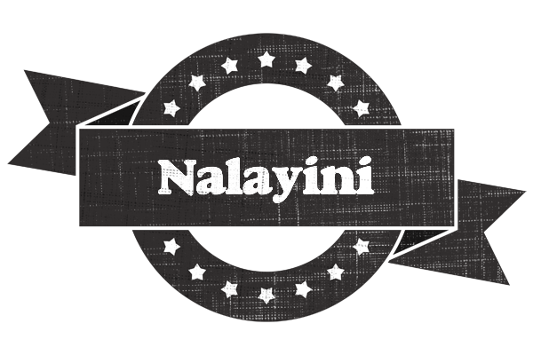 Nalayini grunge logo